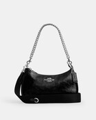 حقيبة كتف تيري مع حقيبة صغيرة