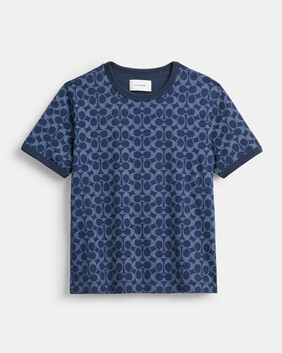 Signature Ringer T-shirt In Organic Cotton