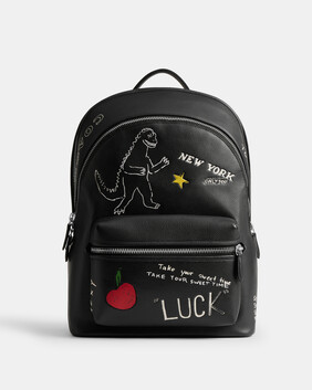 Charter Backpack With Sketch Print