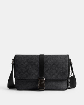 League Messenger Bag In Signature Canvas