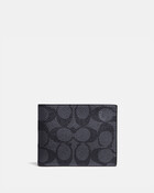 Slim Billfold Wallet In Signature Canvas