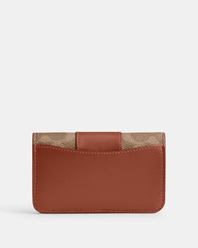 Essential Slim Card Case In Signature Canvas