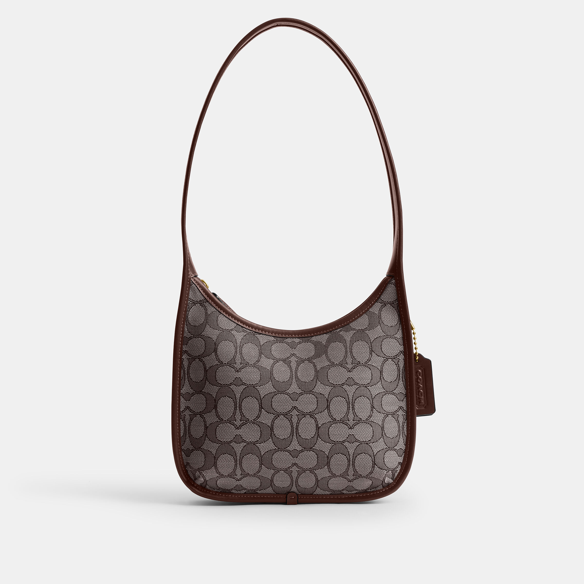 Buy COACH Curve Zip Bag In Signature Jacquard Dbrown Online in UAE