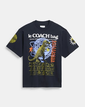 Graphic Relaxed T-shirt In Organic Cotton