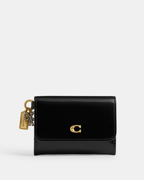 Essential Flap Card Case With Charms