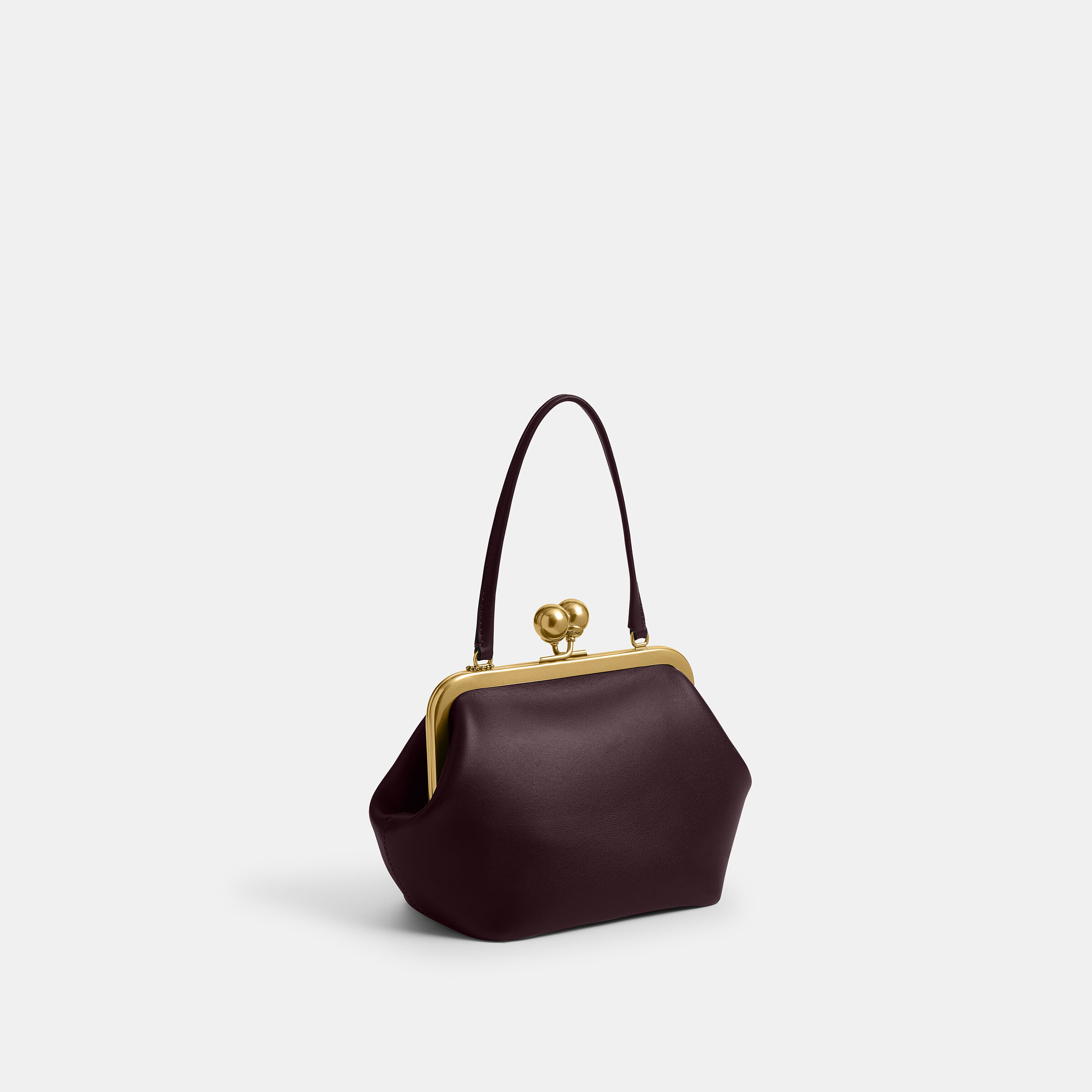Buy COACH Kisslock Frame Bag 16 Dark Purple Online in UAE