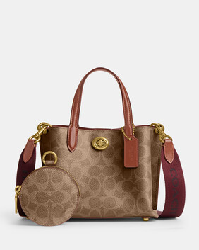 Willow Tote Bag 18 In Signature Canvas