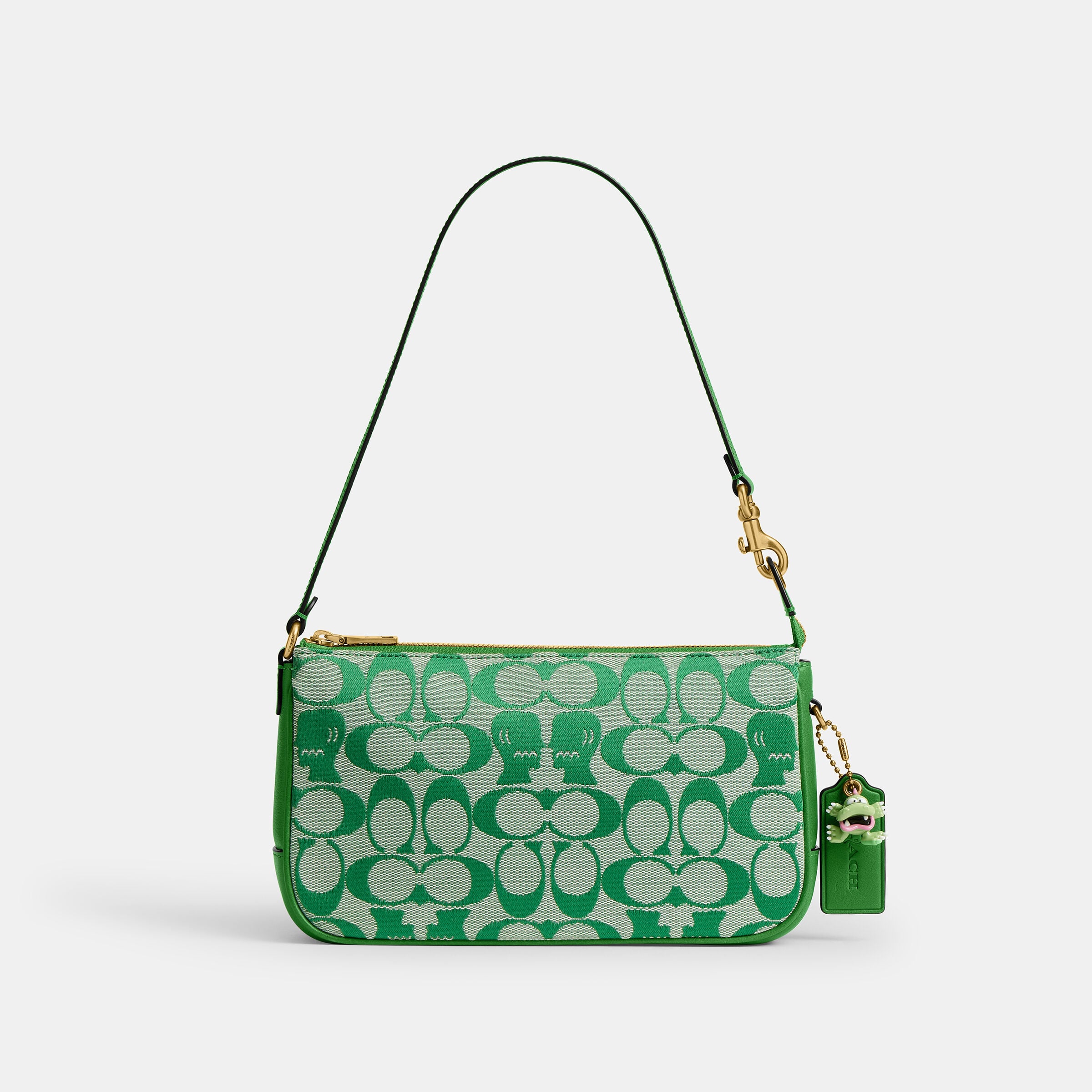 バッグ coach One Shoulder Signature Green bag Buy COACH Brain Dead Plaza Bag In Signature Jacquard Green Online