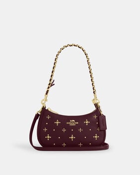 حقيبة تيري صغيرة كروس بودي مزينة بكريستال