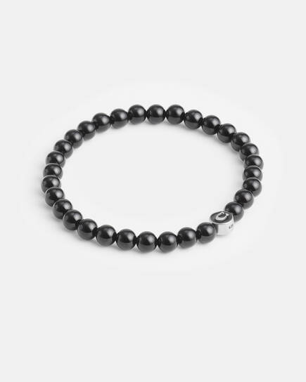 Black Onyx Beaded Bracelet