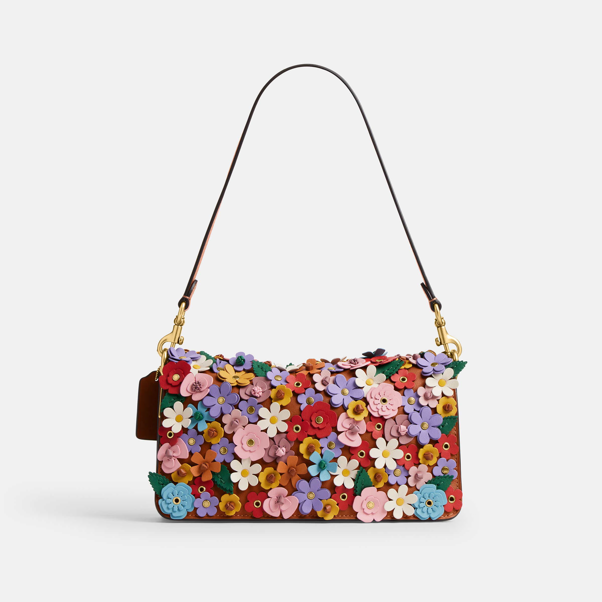 Buy COACH Tabby Shoulder Bag 26 With Floral Applique Multi Colour