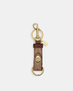 Trigger Snap Bag Charm In Signature Canvas
