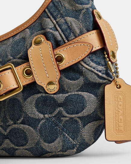 Buy COACH Belted Ergo Shoulder Bag 26 In Signature Loved Denim 