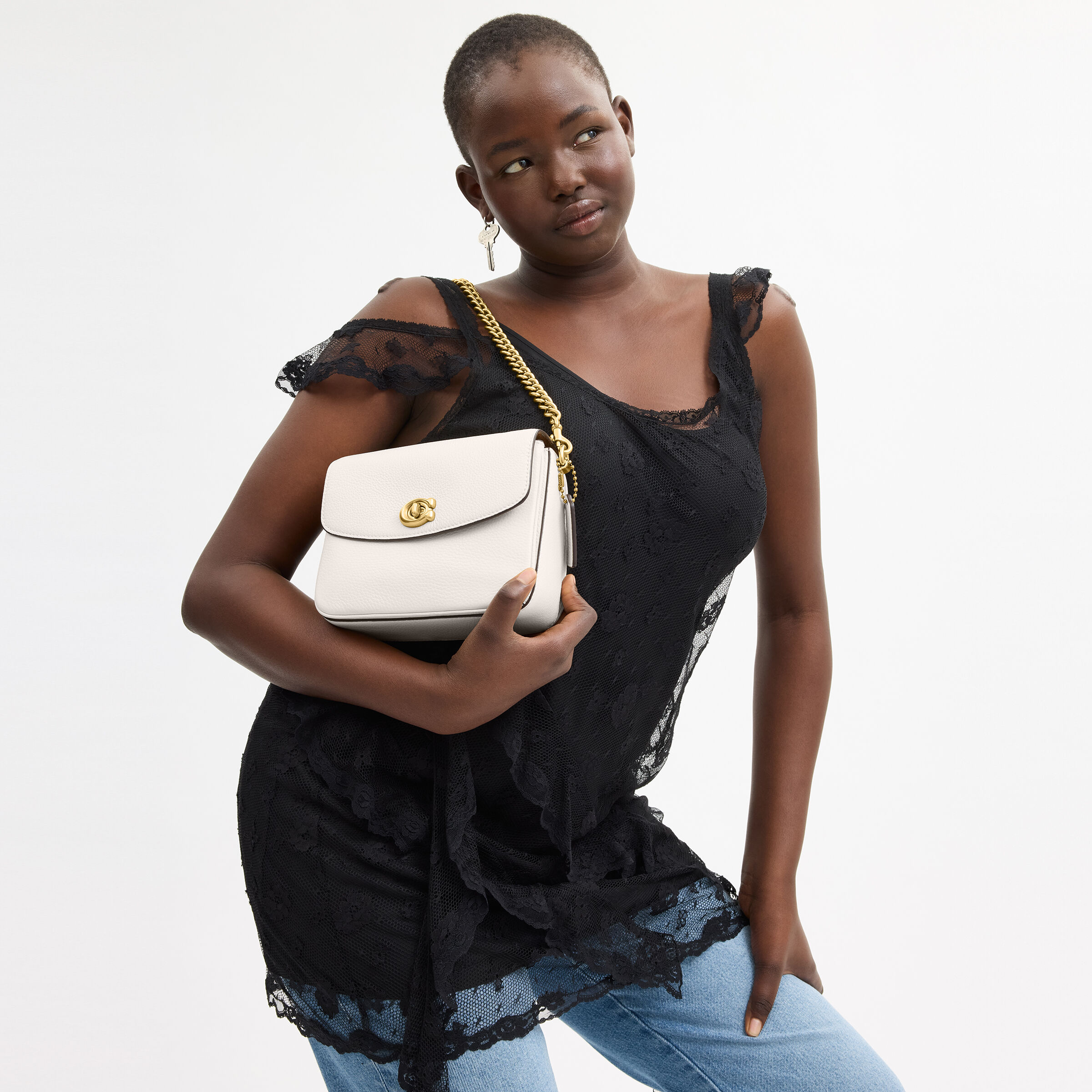 Buy COACH Cassie Crossbody Bag 19 WHITE Online in UAE