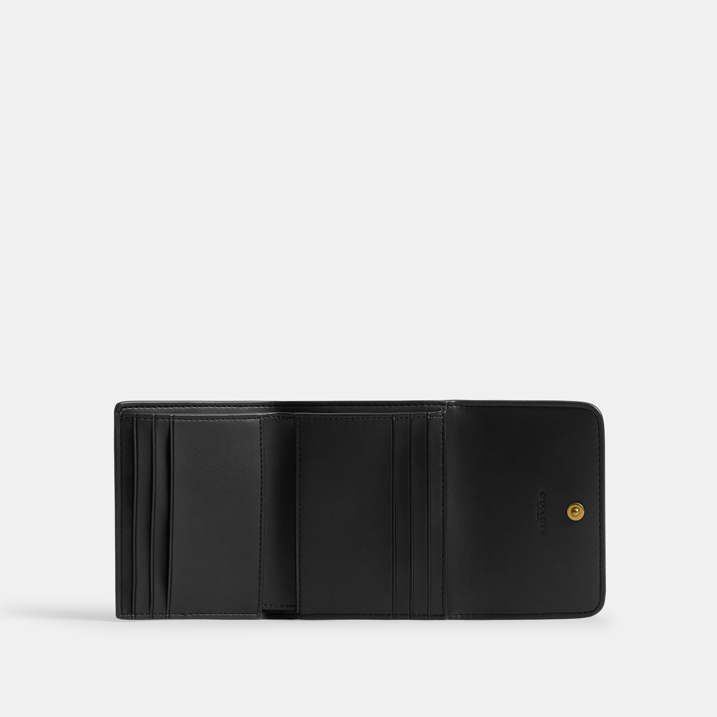 Buy COACH Mila Small Flap Wallet Black Online in UAE