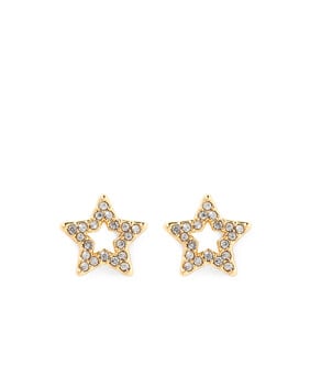 Pave Star Stud Earring