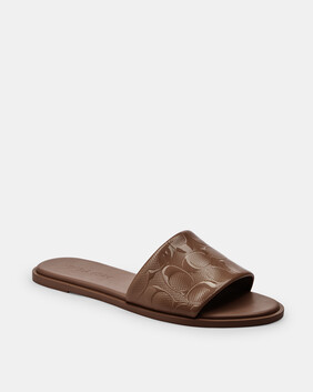 Holly Sandal In Signature Leather