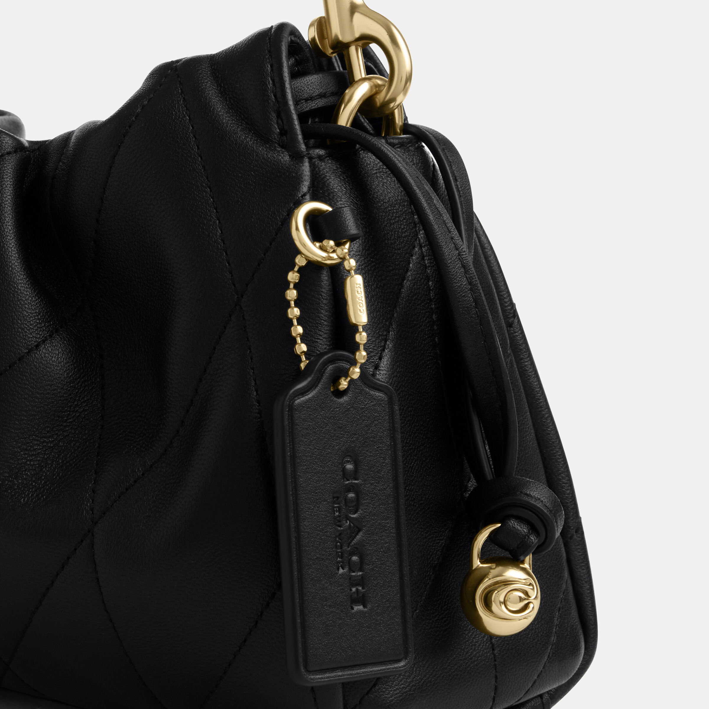 Buy COACH Faye Shoulder Bag With Quilting Black Online in UAE