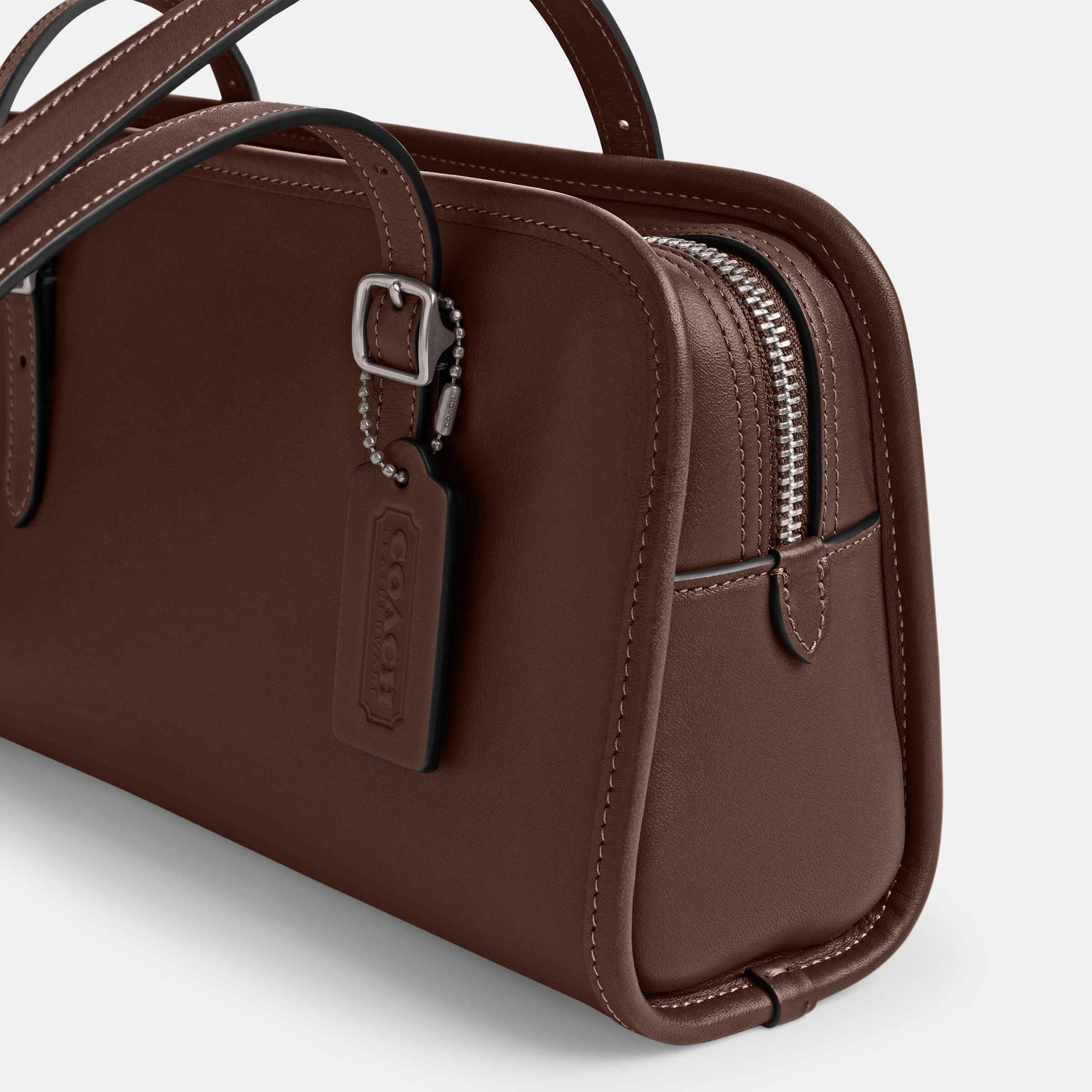 Buy COACH Swing Zip Bag 26 Brown Online in Kuwait