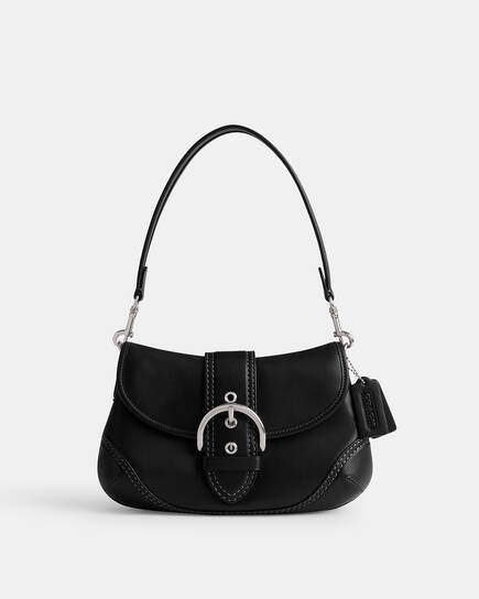 Buy COACH Soho Bag In Regenerative Leather 26 Black Online in UAE