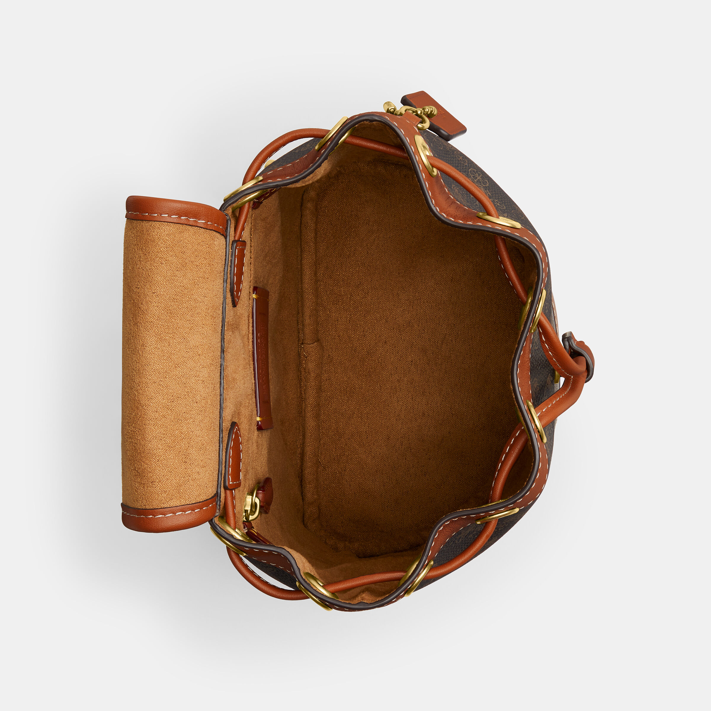 Coach● Harper Backpack - truffle bunnished amber Coach Harper Backpack 20x18x13cm RM429